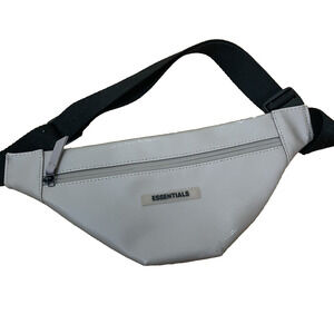 FEAR OF GOD ESSENTIALS taupe sling waterproof waist bag -flawed